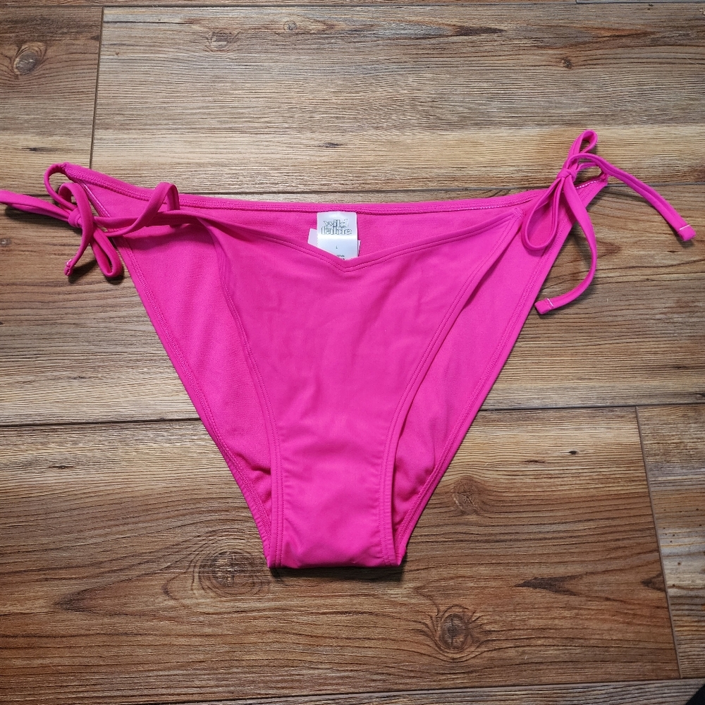 Wild Fable Bikini Bottom Womens L Hot Pink NEW